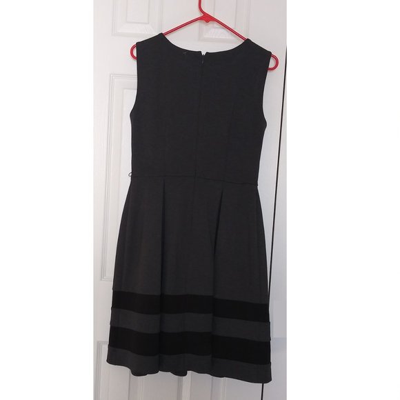Calvin Klein Dark Gray Midi Dress / Shift Dress - Picture 3 of 3